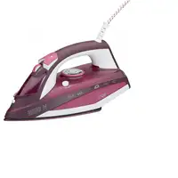 Plancha a vapor suela de cerámica 2600 W Rosa 263857 CLATRONIC