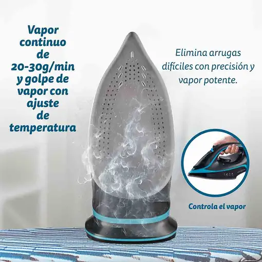 Plancha a vapor 3200 W Negro PL-3200ANODICED GRUNKEL