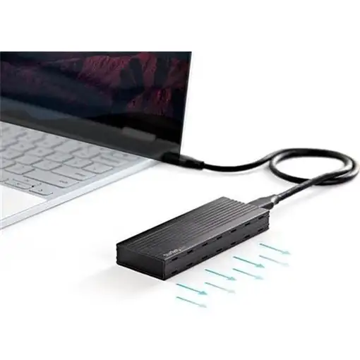 StarTech.com Caja USB-C de 10Gbps a SSD NVMe M.2 - Caja USB Tipo C Portátil Extern