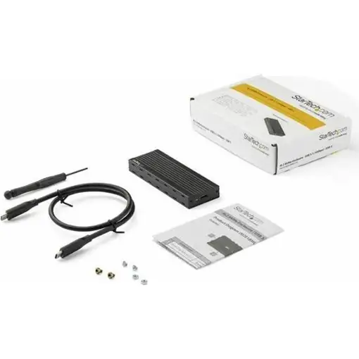 StarTech.com Caja USB-C de 10Gbps a SSD NVMe M.2 - Caja USB Tipo C Portátil Extern