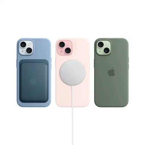 Apple iPhone 15 Plus 17 cm (6.7\) SIM doble iOS 17 5G USB Tipo C 256 GB Rosa