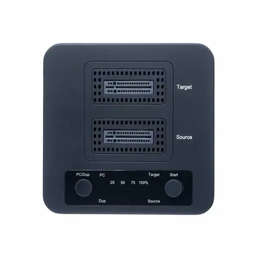 StarTech.com Dock Duplicador Clonador Autónomo 1:1 de Unidad SSD NVMe M.2 - 90GBpm