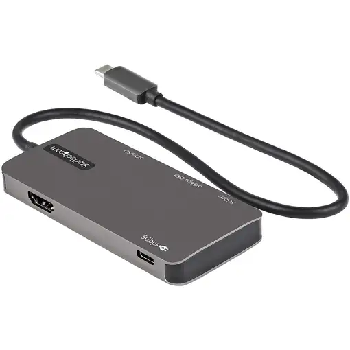 StarTech.com Adaptador Multipuertos USB C - USB C a HDMI de 4K - 100W de Entrega d