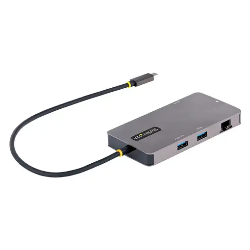 StarTech.com Adaptador Multipuertos USB C 2x HDMI 4K 60Hz, Hub USB-A 3.1 2Pt 5Gbps
