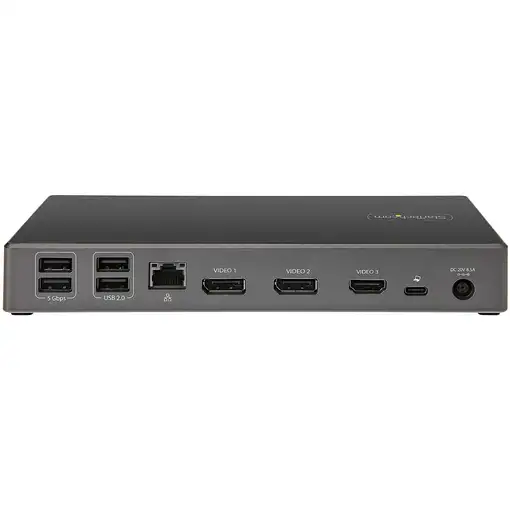 StarTech.com Dock USB-C - Docking Station USB Tipo C para 3 Monitores de 4K - con