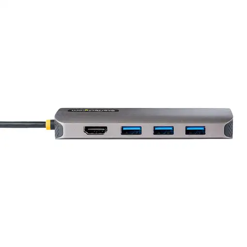 StarTech.com Adaptador Multipuertos USB C de Vídeo 4K a 60Hz, con Hub de 3 Puertos