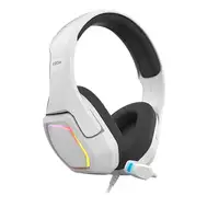 Krom Kopa 7.1 Auriculares Alámbrico Diadema Juego Negro, Blanco