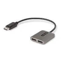 StarTech.com Hub MST de 2 Puertos DisplayPort 1.4 - Divisor Splitter DP para 2 Mon