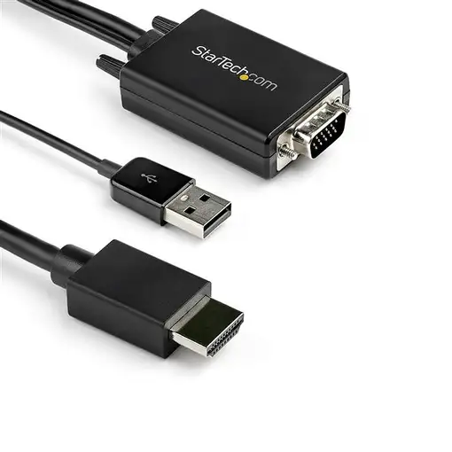 StarTech.com Cable de 2m Adaptador VGA a HDMI - Alimentado por USB - 1080p