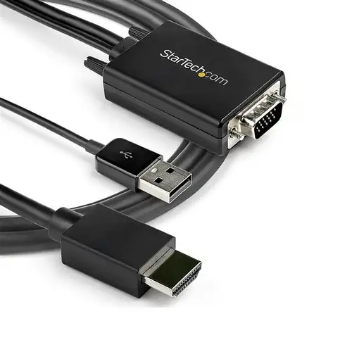 StarTech.com Cable de 2m Adaptador VGA a HDMI - Alimentado por USB - 1080p