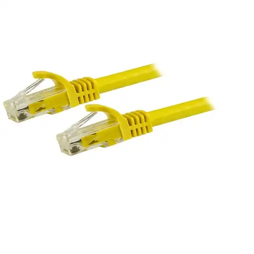 StarTech.com N6PATC15MYL cable de red Amarillo 15 m Cat6 U/UTP (UTP)