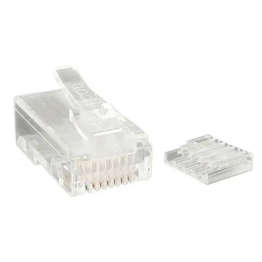 StarTech.com CRJ45C6STR50 conector RJ-45 Transparente