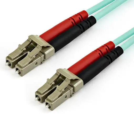 StarTech.com Cable de 10m de Fibra Óptica Multimodo LC/UPC a LC/UPC OM4 - 50/125µm