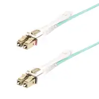 StarTech.com Cable de Fibra Óptica Multimodo LC a LC (UPC) OM4 de 3m - con Pestill