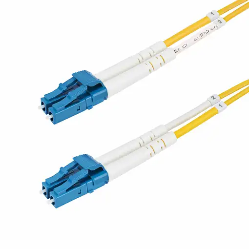 StarTech.com Cable de Fibra Óptica Dúplex LC a LC (UPC) OS2 Monomodo de 2m - 9/125