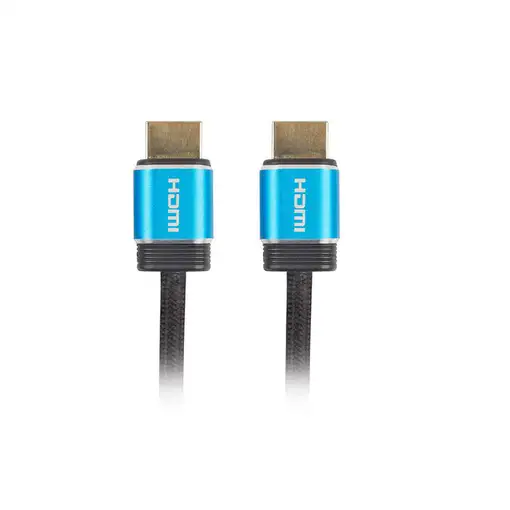 Lanberg CA-HDMI-P20CU-0010-BK cable HDMI 1 m HDMI tipo A (Estándar) Negro, Azul