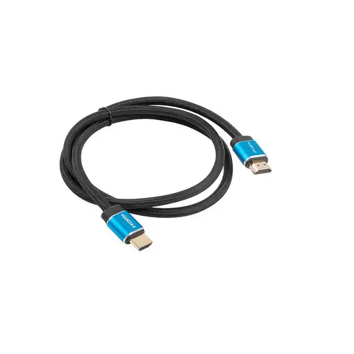 Lanberg CA-HDMI-P20CU-0010-BK cable HDMI 1 m HDMI tipo A (Estándar) Negro, Azul