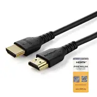 StarTech.com Cable de 1m HDMI 2.0 Certificado Premium de alta velocidad con Ethern