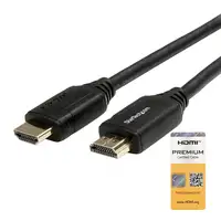 StarTech.com Cable de 2m HDMI 2.0 Certificado Premium de alta velocidad con Ethern