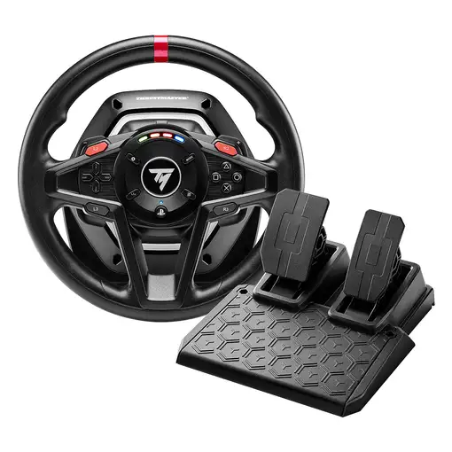 Thrustmaster T128 Negro USB Volante + Pedales Analógico PC, PlayStation 4, PlaySta