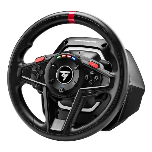 Thrustmaster T128 Negro USB Volante + Pedales Analógico PC, PlayStation 4, PlaySta