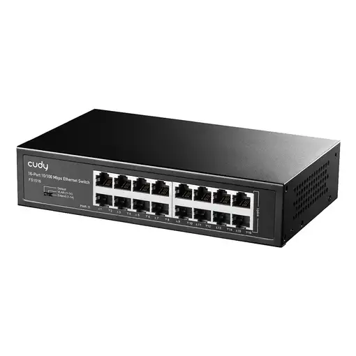Cudy FS1016 switch Fast Ethernet (10/100) Negro