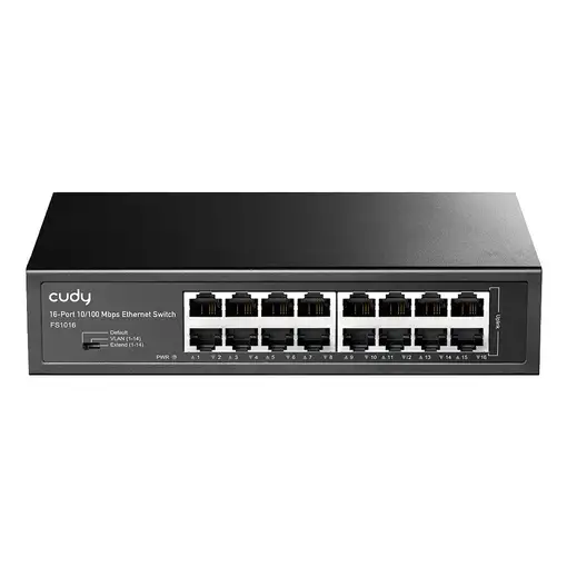 Cudy FS1016 switch Fast Ethernet (10/100) Negro