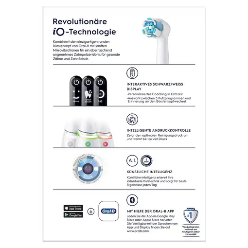 Oral-B 445234 cepillo eléctrico para dientes Adulto Cepillo dental vibratorio Blan
