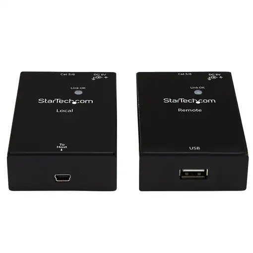 StarTech.com Extensor Alargador de 1 Puerto USB 2.0 por Cable Cat5 o Cat6 - 50m