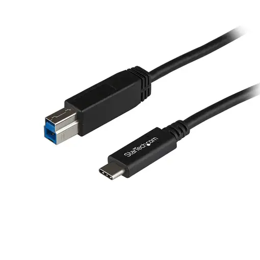 StarTech.com Cable USB-C a USB-B de 1m - USB de 10Gbps - Cable para Datos - USB 3.