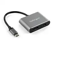 StarTech.com Adaptador de Vídeo Multipuertos USB-C - HDMI o DisplayPort - 4K de 60