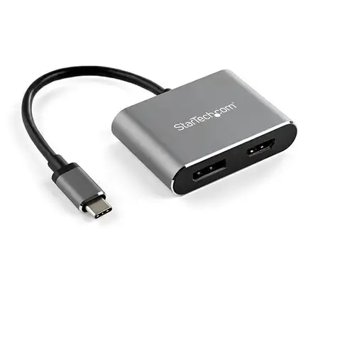 StarTech.com Adaptador de Vídeo Multipuertos USB-C - HDMI o DisplayPort - 4K de 60