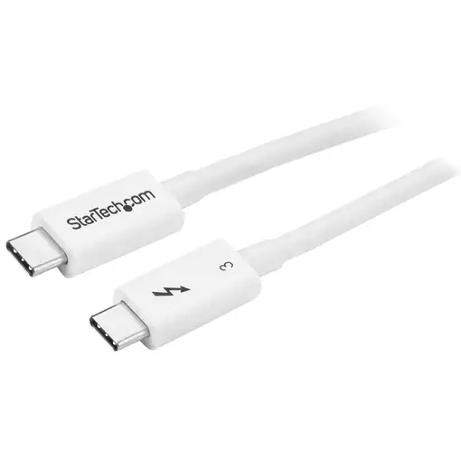 StarTech.com Cable Thunderbolt 3 Pasivo 50cm - 40Gbps - PD 100W - Vídeo 4K/5K - Ca