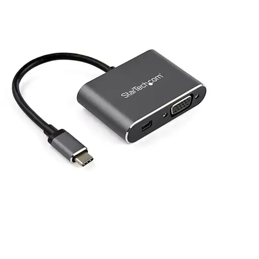 StarTech.com Adaptador USB-C a Mini DisplayPort y VGA - Conversor de Vídeo USB Tip
