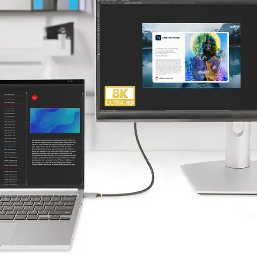 StarTech.com Cable Adaptador de 1m USB-C a HDMI - 8K 60Hz - 4K 144Hz - HDR10 - Cab