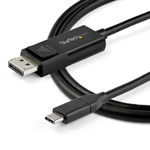 StarTech.com Cable de 1m USB-C a DisplayPort 1.4 - Convertidor Bidireccional Adapt
