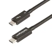 StarTech.com Cable de 0,5m Thunderbolt 4 - 40Gbps - PD 100W - Vídeo 4K/8K - Cable