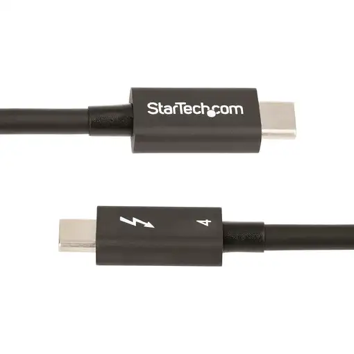 StarTech.com Cable de 0,5m Thunderbolt 4 - 40Gbps - PD 100W - Vídeo 4K/8K - Cable