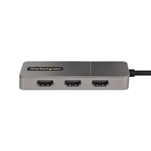 StarTech.com Adaptador USB-C de 3 Puertos Multimonitor - Hub MST USB Tipo C a 3 Pu