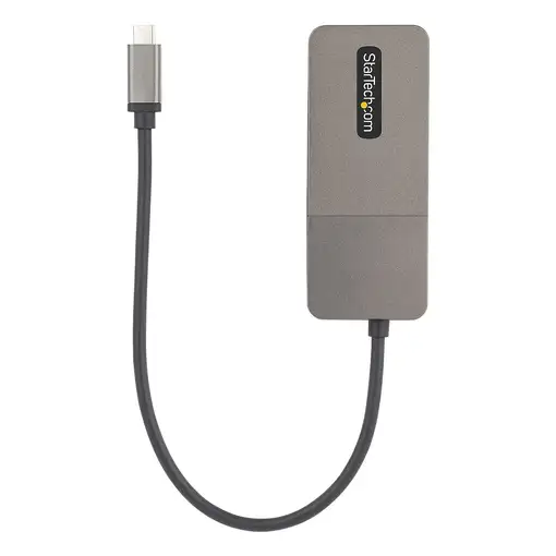 StarTech.com Adaptador USB-C de 3 Puertos Multimonitor - Hub MST USB Tipo C a 3 Pu
