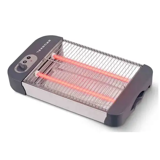 Tostador plano gris, 600 W, para 4 rebanadas, TSP-G2 GRUNKEL Tostador plano gris, 600 W, para 4 rebanadas, TSP-G2 GRUNKEL