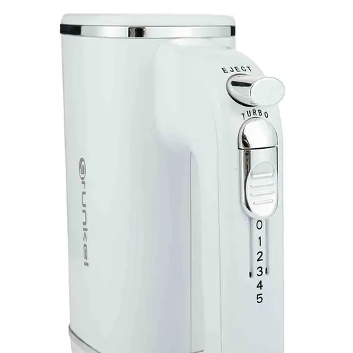 Batidora amasadora blanca 250 W, 5 velocidades, con accesorios, AM-25G GRUNKEL