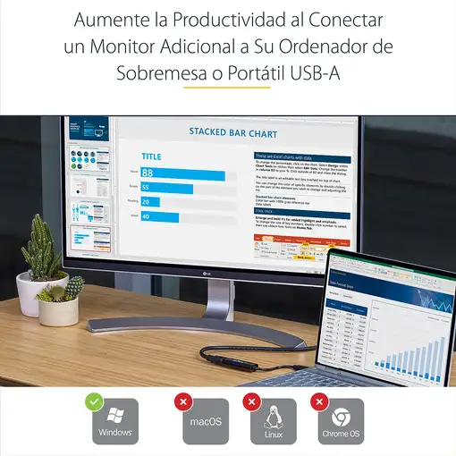 StarTech.com Adaptador USB 3.0 a HDMI - 1080p (1920x1200)