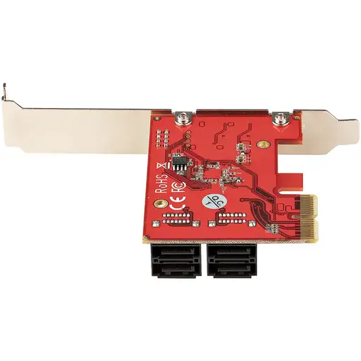 StarTech.com Tarjeta PCIe Controladora SATA de 4 Puertos - Tarjeta de Expansión PC