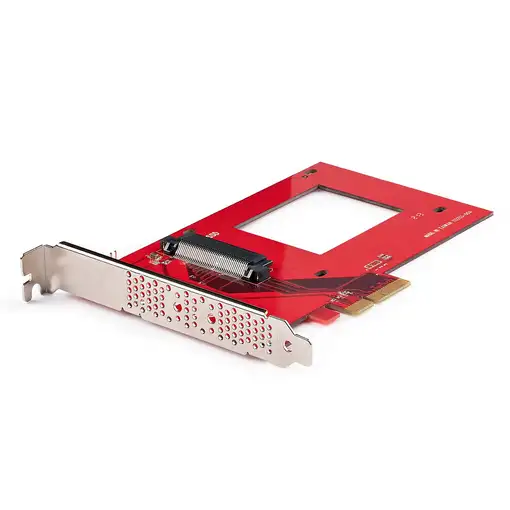 StarTech.com Tarjeta Adaptador U.3 a PCIe - Adaptador PCIe 4.0 x4 para SSDs