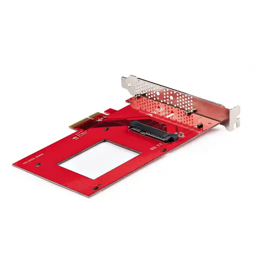 StarTech.com Tarjeta Adaptador U.3 a PCIe - Adaptador PCIe 4.0 x4 para SSDs