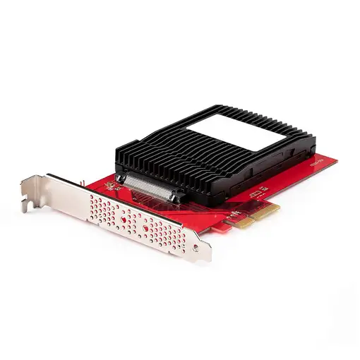StarTech.com Tarjeta Adaptador U.3 a PCIe - Adaptador PCIe 4.0 x4 para SSDs