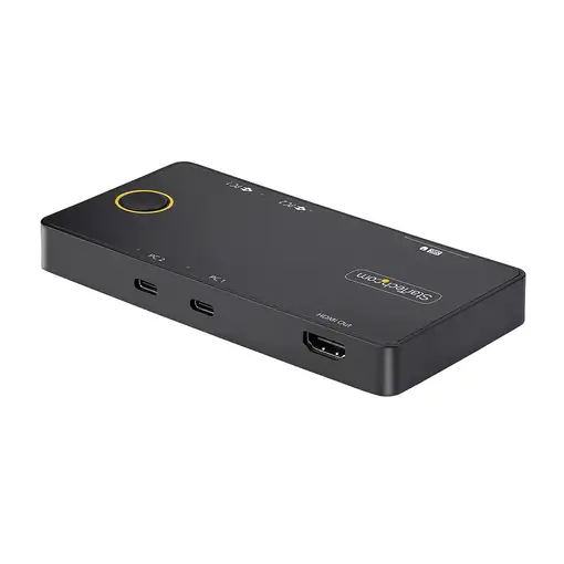 StarTech.com C2-H46-UC2-PD-KVM interruptor KVM Negro
