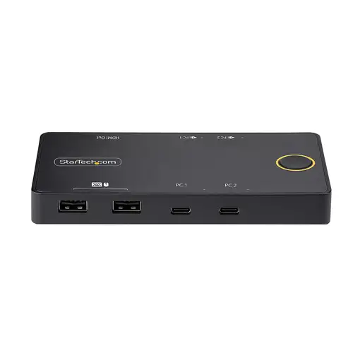 StarTech.com C2-H46-UC2-PD-KVM interruptor KVM Negro