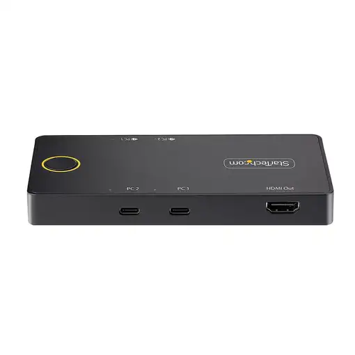 StarTech.com C2-H46-UC2-PD-KVM interruptor KVM Negro
